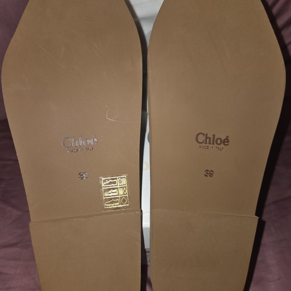 Chloe Woody Lace Sandal Size 39 Ballad Blue - Picture 4 of 6